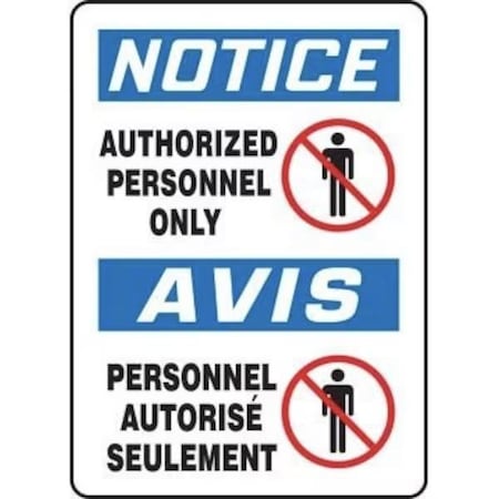 Accuform BILINGUAL OSHA NOTICE SAFETY SIGN FBMADM866XV FBMADM866XV